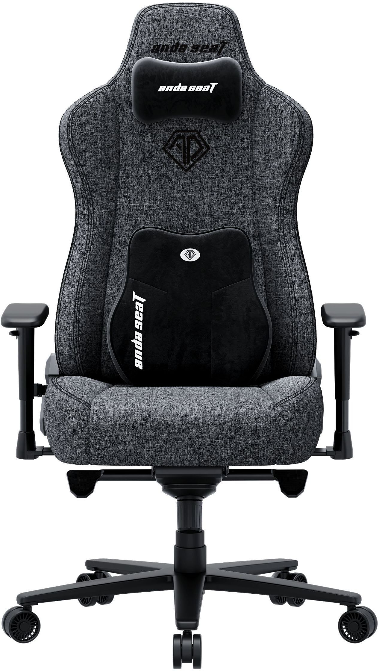Кресло игровое Anda Seat Novis Plus Fabric Dark Grey Size XL фото1