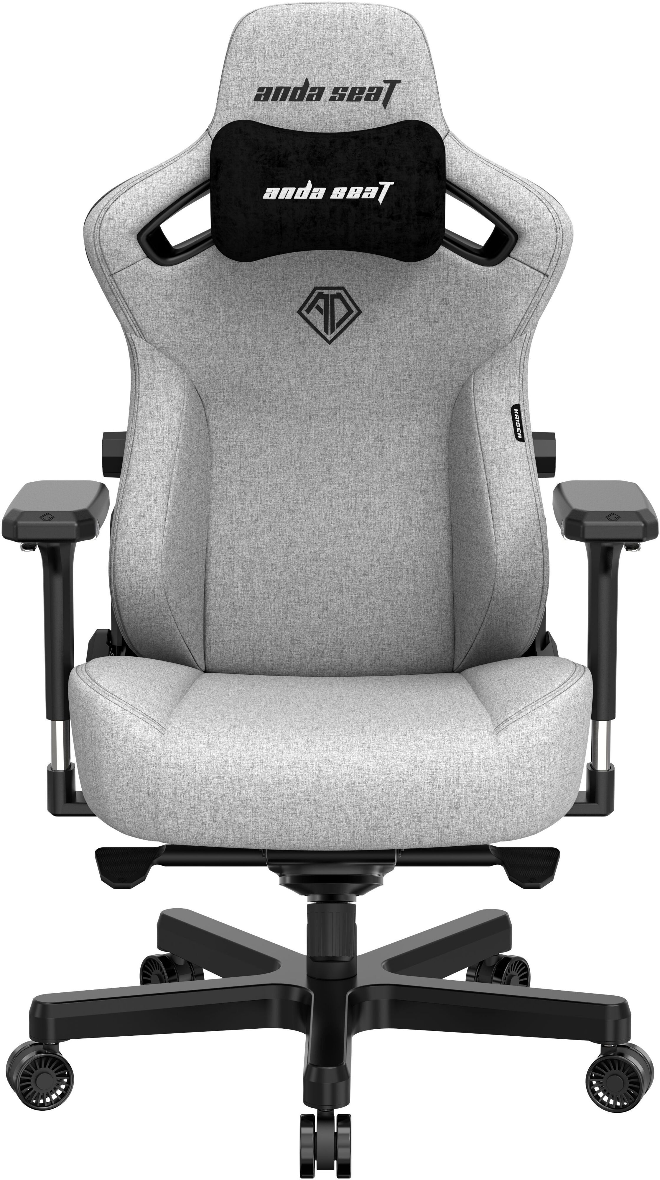 Крісло ігрове Anda Seat Kaiser 3 Grey Fabric Size L фото1