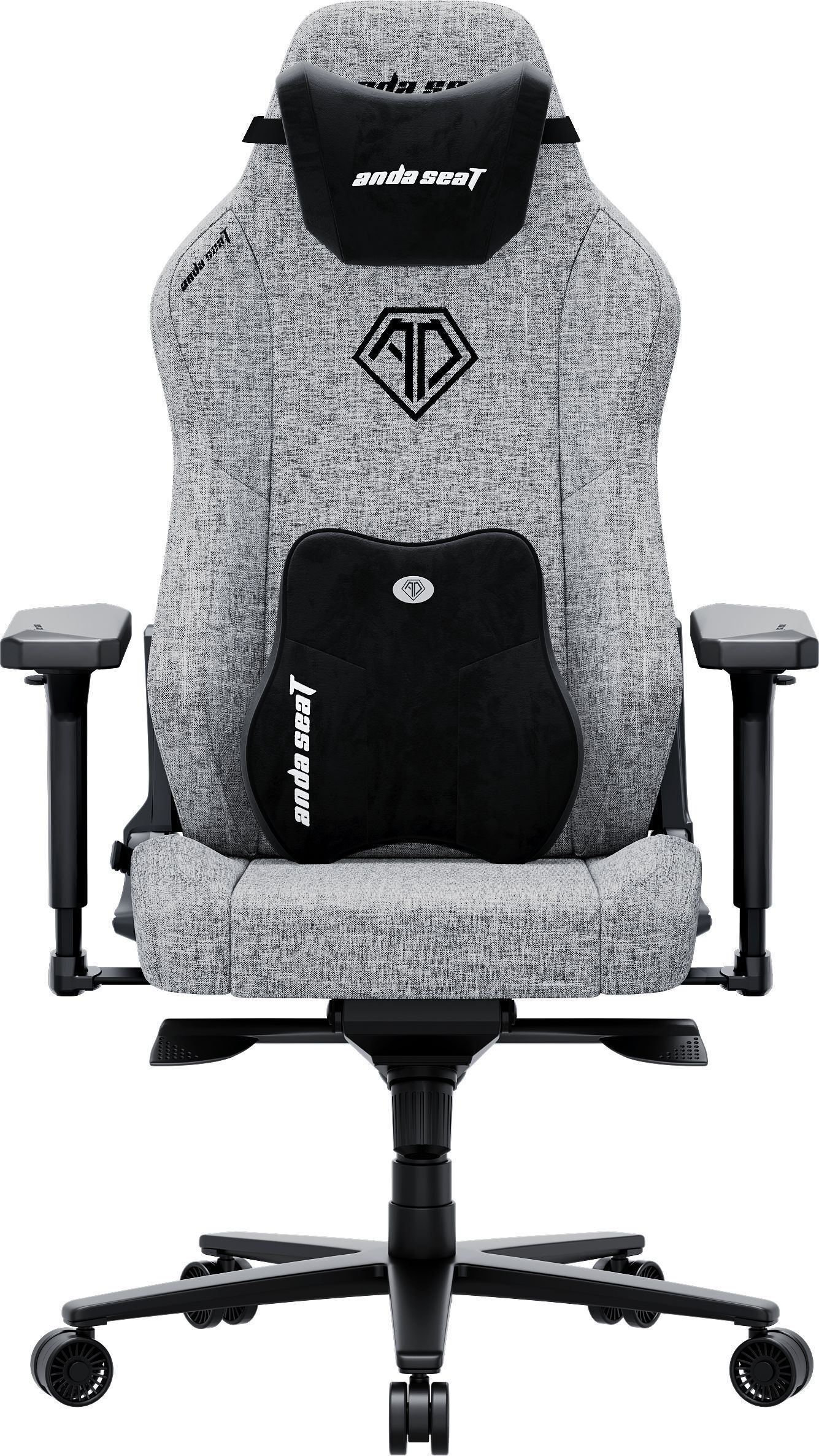 Крісло ігрове Anda Seat Phantom 3 Fabric Gray Size XL фото1