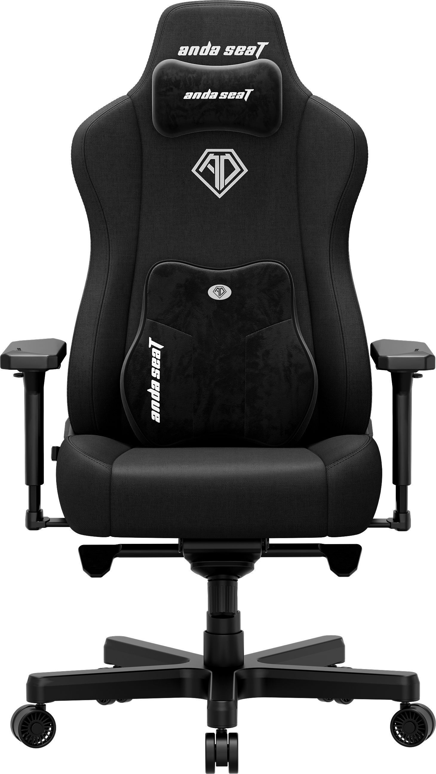 Крісло ігрове Anda Seat Kaiser 3E Black Fabric Size XL фото1