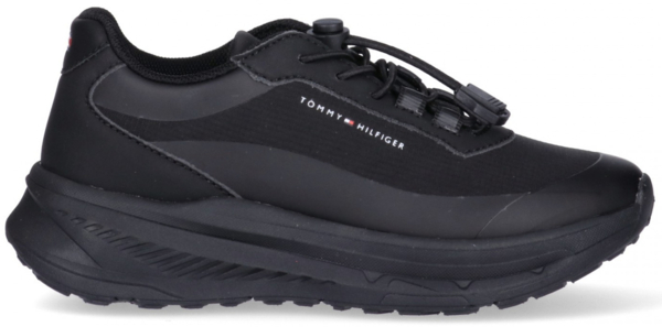 Кроссовки Tommy Hilfiger Low Cut Lace-Up Sneaker T3X9-35270-1844999 36 черные фото