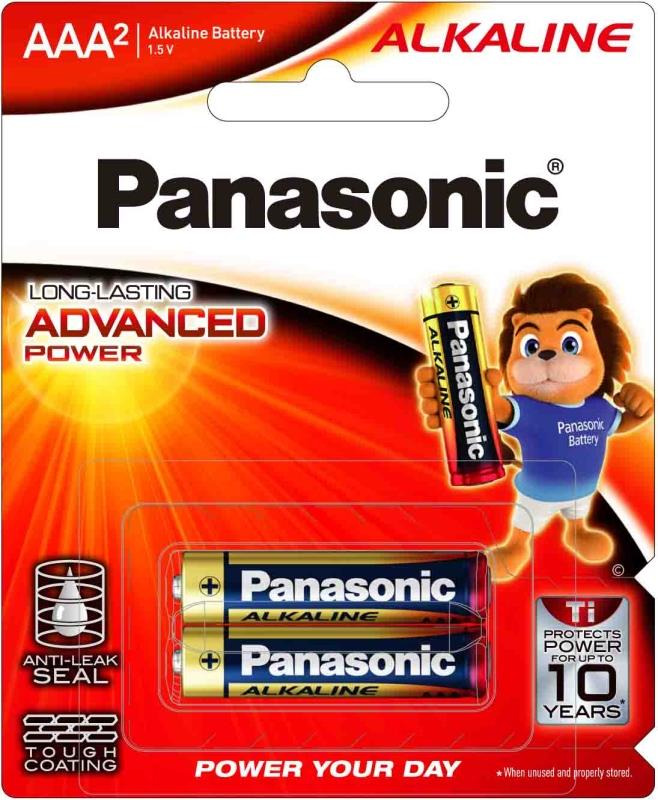 Батарейка Panasonic Alkaline AAA 2 LR03T/2B фото1