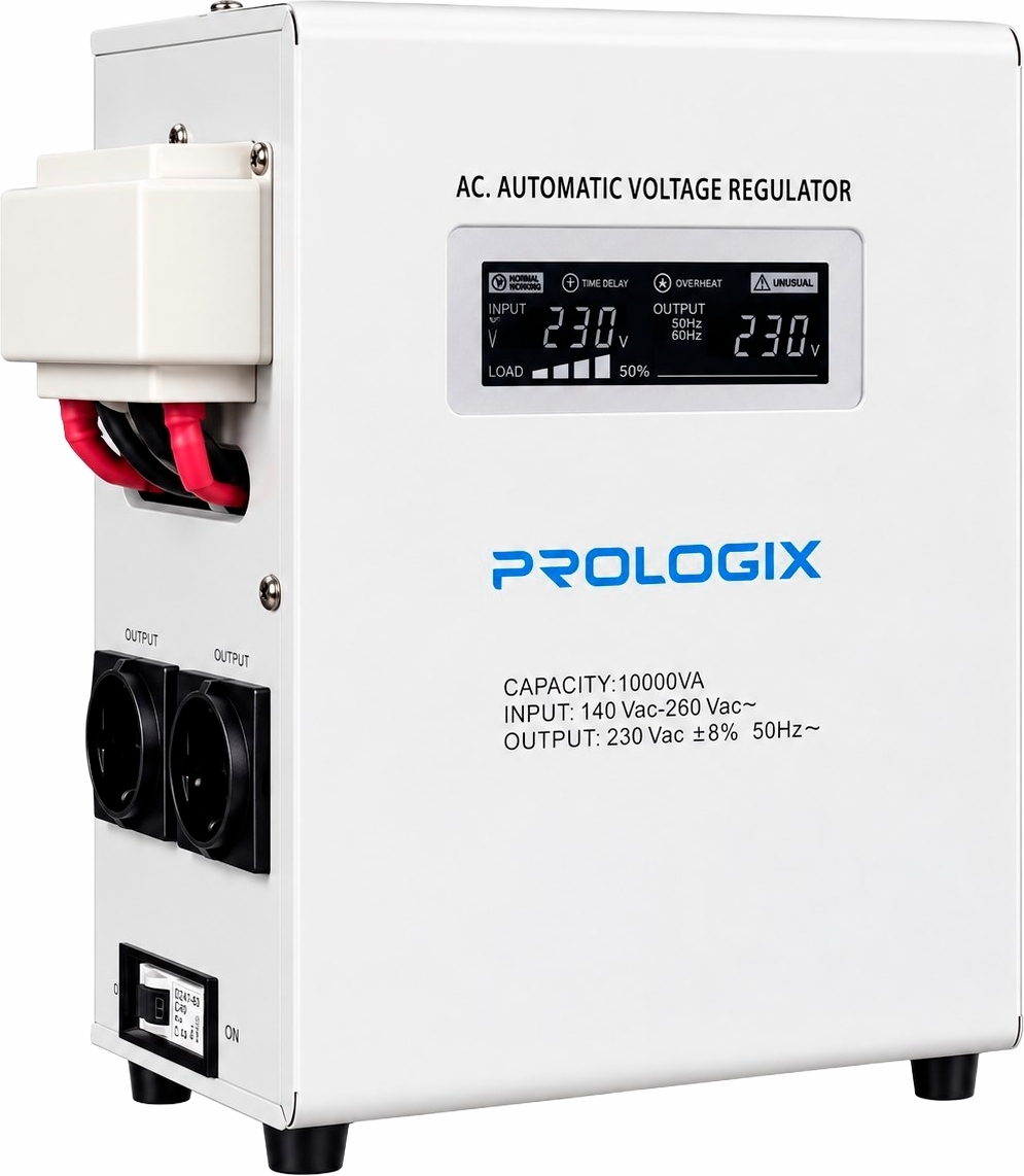 Стабілізатор напруги Prologix 10000VA (PLSTAB-REL10000W) фото1