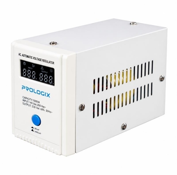 Стабілізатор напруги Prologix 1000VA (PLSTAB-REL1000T) фото1