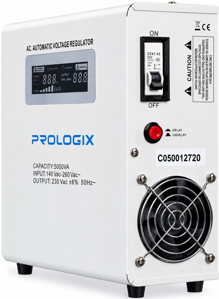 Стабилизатор напряжения Prologix 5000VA (PLSTAB-REL5000W) фото1