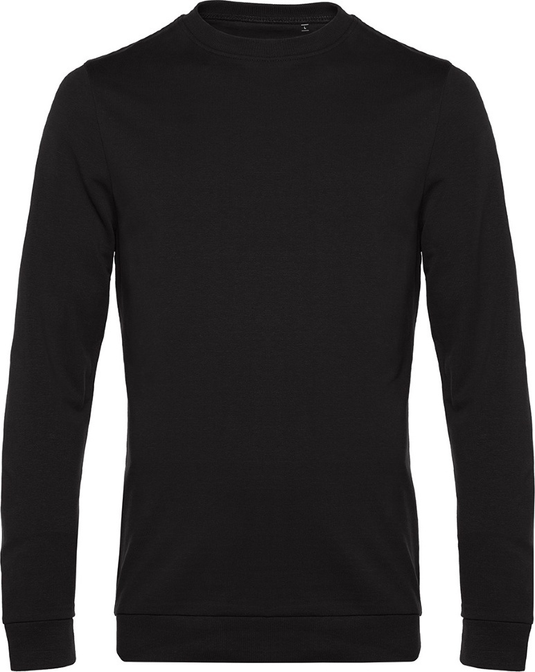 Світшот чоловічий B&C #Set In WU01W005 L чорний фото1
