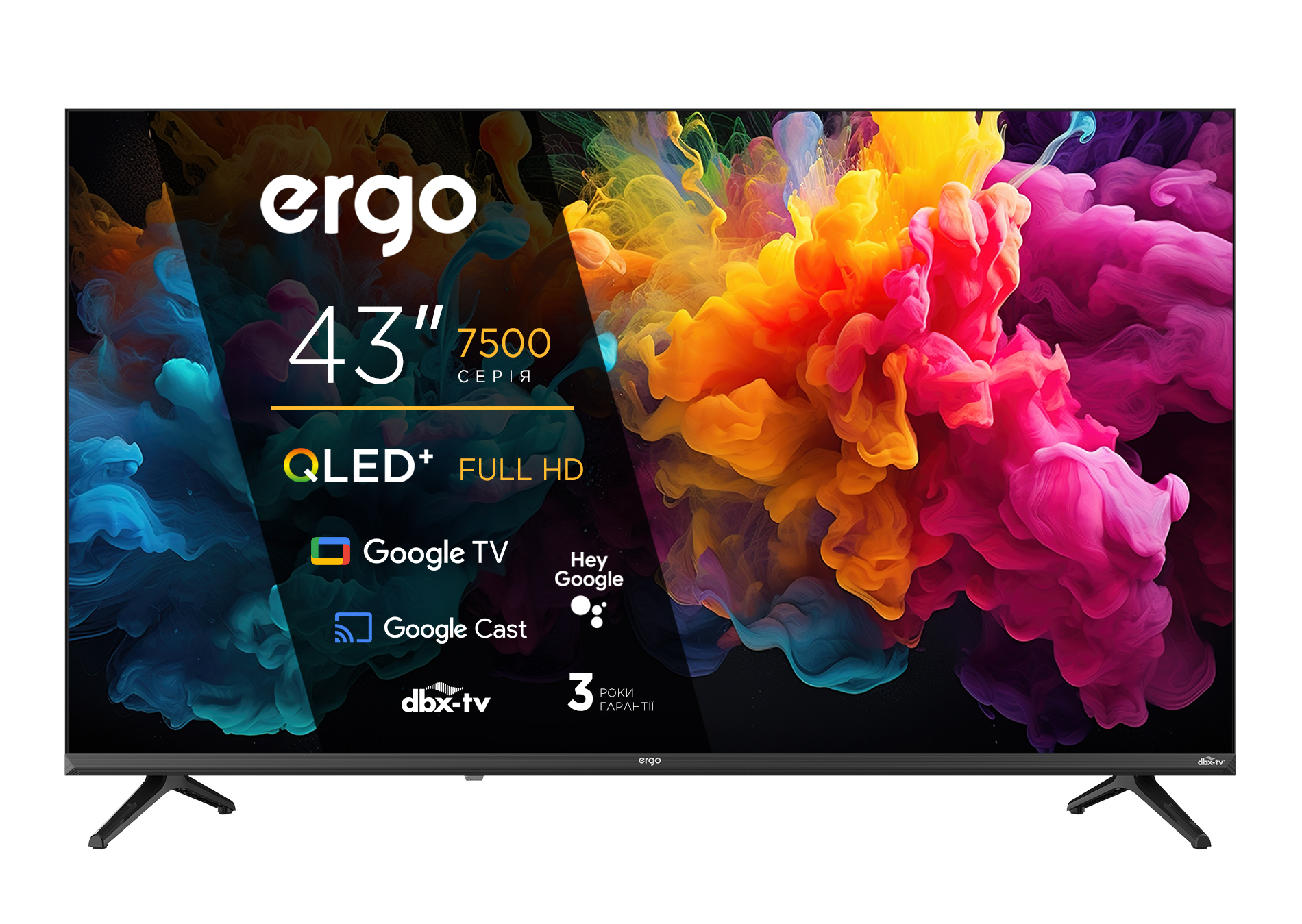 Телевізор Ergo QLED 43JFQ7500 фото1