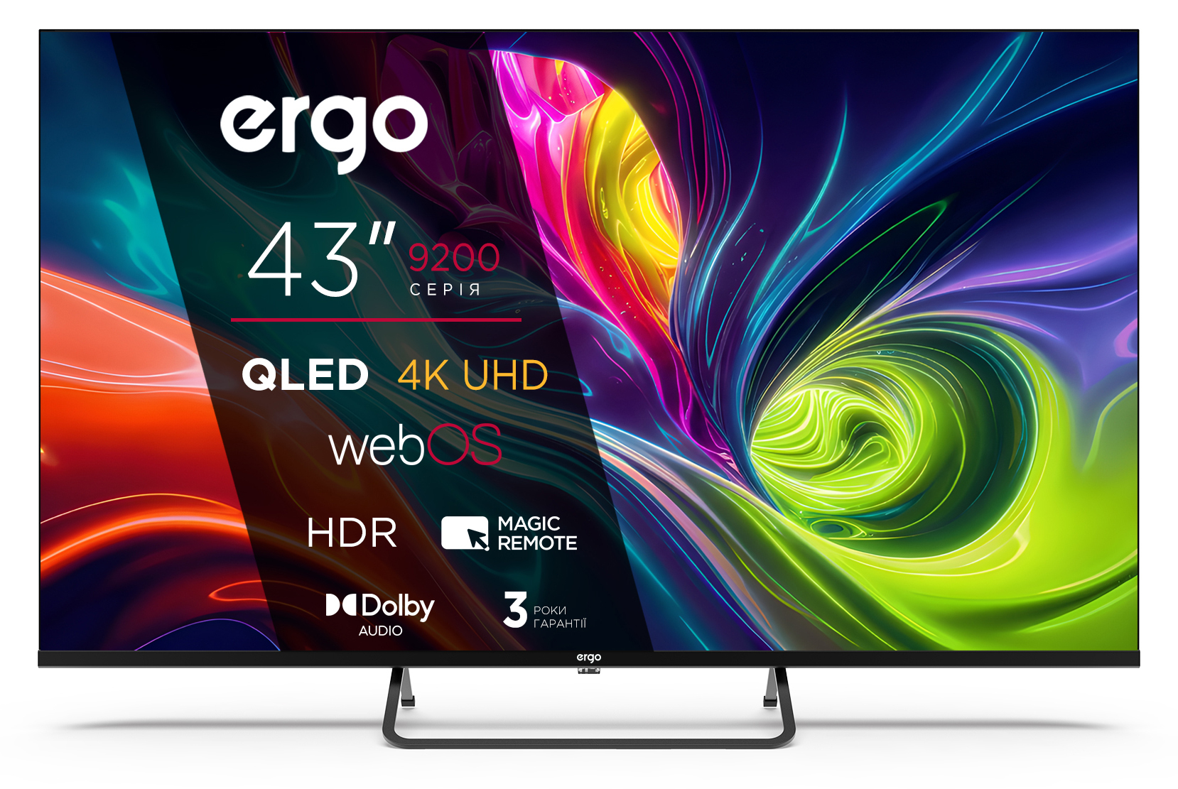 Телевизор Ergo QLED 43WUQ9200 фото1