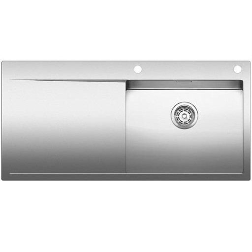  Кухонна мийка Blanco FLOW XL 6S-IF нерж. сталь дзеркальна поліровка з клапаном-автоматом (517553) фото1