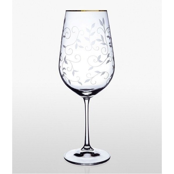 Набор бокалов Viola для вина Lido золото 2 шт. (550 мл) (06-02-550-2-019) фото 